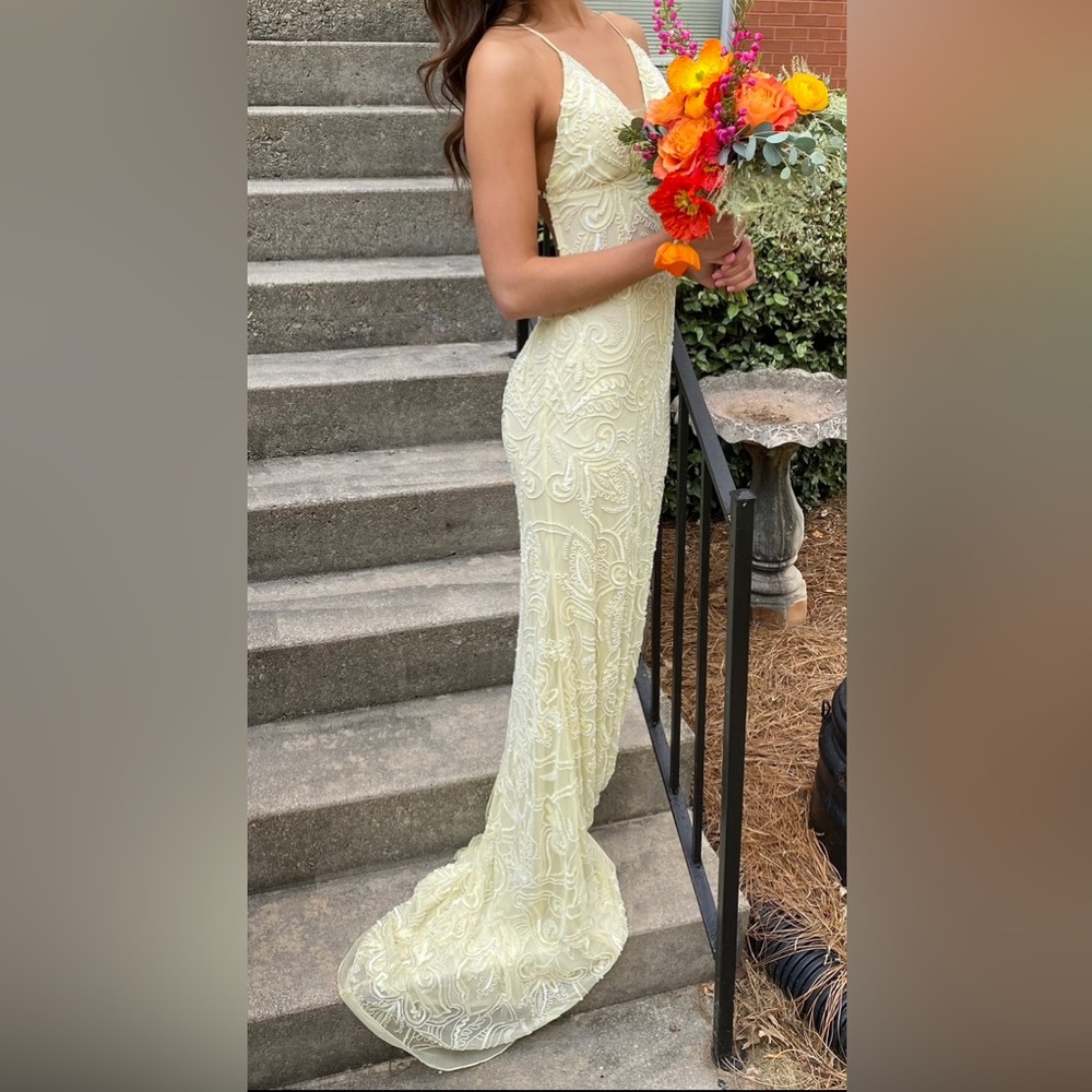 SCALA sequin & beaded Prom dress